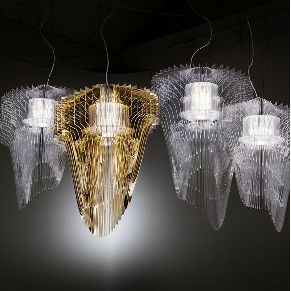 Nordic Modern Streamline Ceiling Pendant Lights Aria XL Pendant（WH-AP-630）