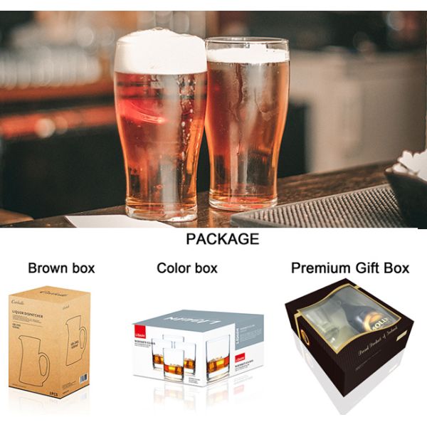 Tulip Pint Beer Glasses 460ml 16oz For Home Deco / Business Promotion