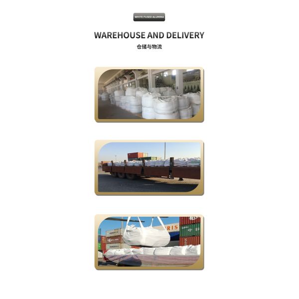 Sandblasting White Fused Aluminum Oxide Powder F80 with High CaO Content and Purity