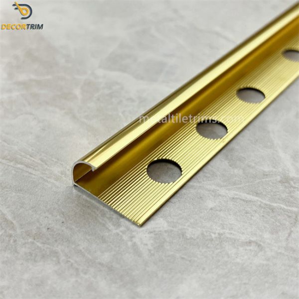 2.5m 3m Aluminium Tile Trim Flexible Corrosion Resistant