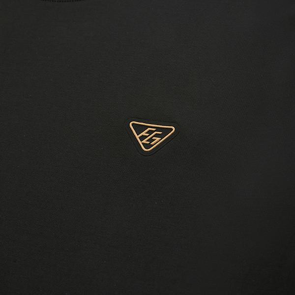 Short Sleeve Custom Men'S T Shirts Black Printed Anti Pilling