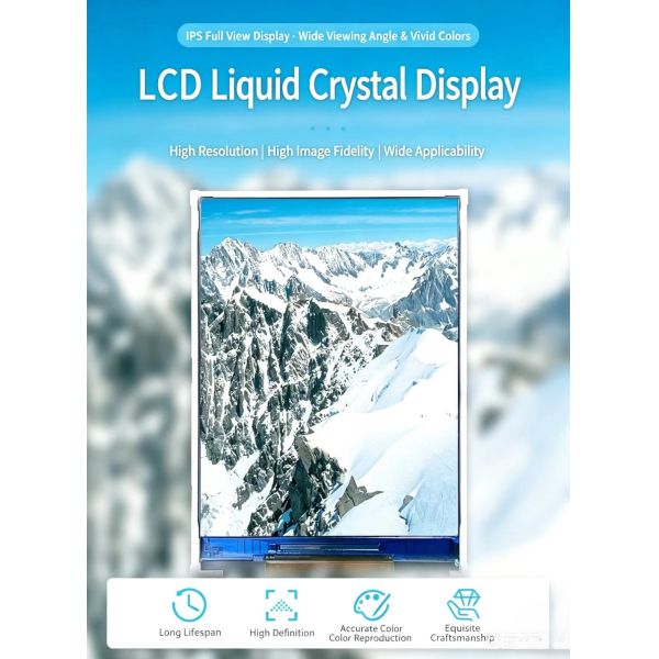 2.4 Inch TFT Color Display with240*320 Resolution and 8-bit RGB Interface Driving IC ST7789V  All angle 4LEDS Backlight
