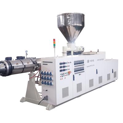 Máquina plástica gêmea paralela de gerencio contrária HYPS92/28 da extrusão da extrusora de parafuso
