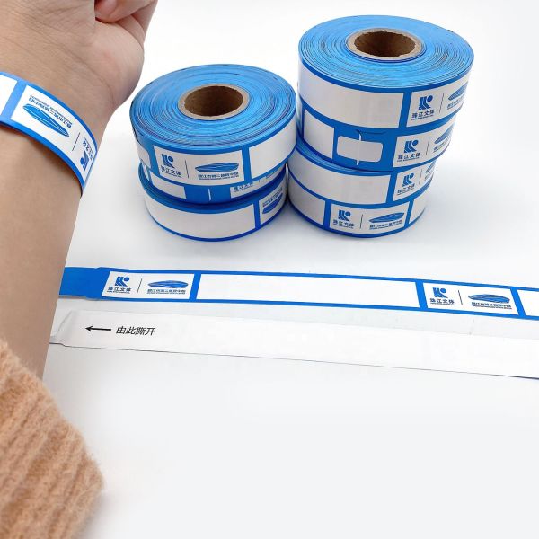 Customizable Waterproof Synthetic Paper Wristbands for Event Identification via FedEx