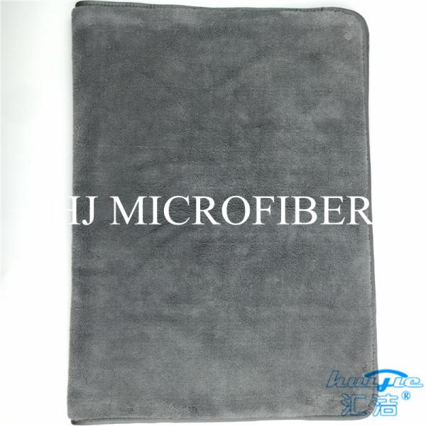 Lavagem de carros da pilha de toalha cinzenta de pano de limpeza do carro da cor a Alto-baixa utiliza ferramentas Microfiber