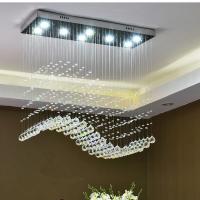 GU10 chalet moderno Crystal Pendant Light llevado interior AC265V con la cabeza 3