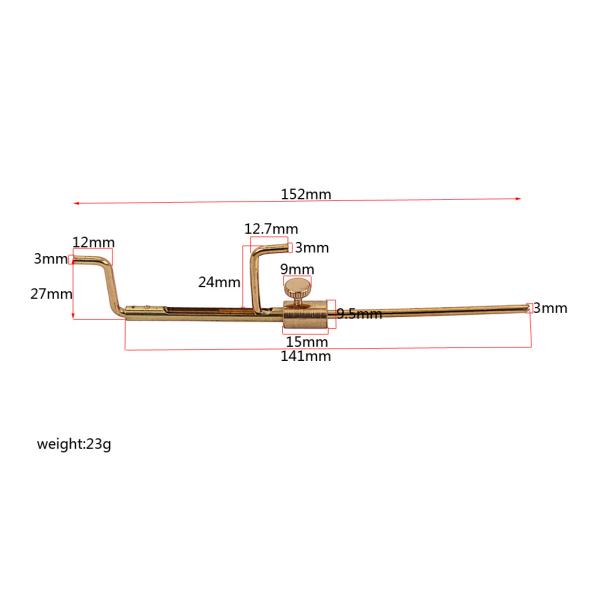 Brass Gold Violin Spare Parts Sound Post Setting Measuring Repair Tools