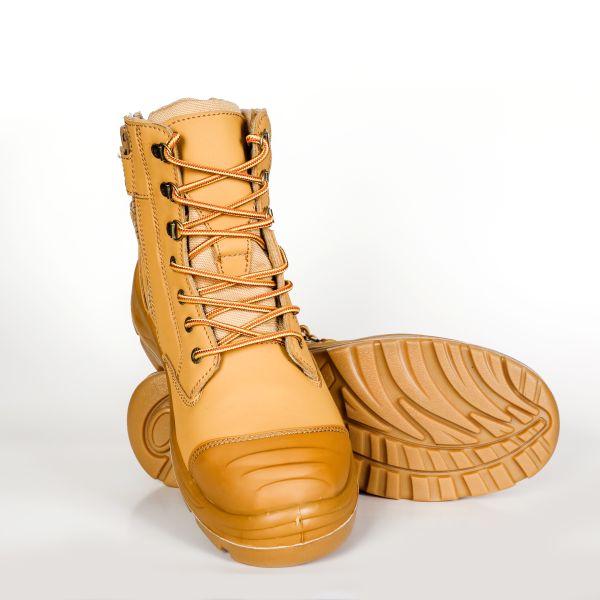 Australia Safety Boots Quality Factory ISO PU Outsole and Genuine Leather Upper Unisex Worker Shoes