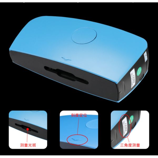 Silk Digital Marble Gloss Meter 20 / 60 / 85 Degree Tri Angle USB Data Port