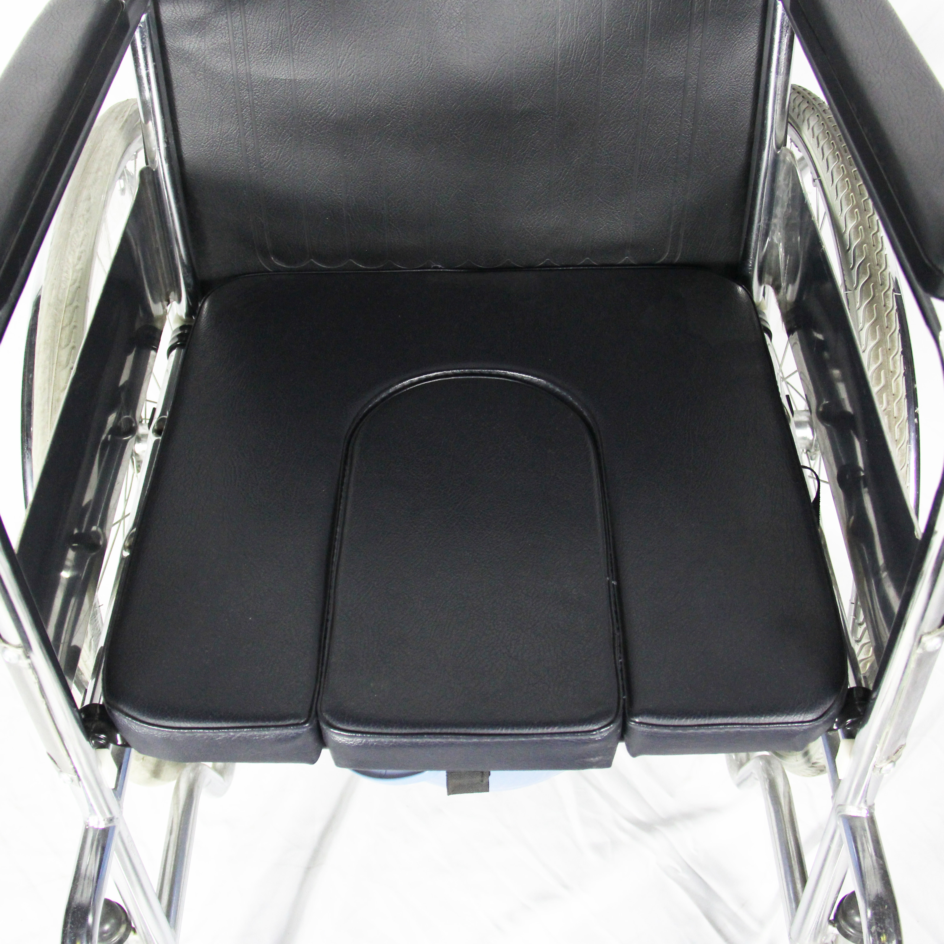 Фиксированный стул перехода Footrest подлокотника с Commode места формы u