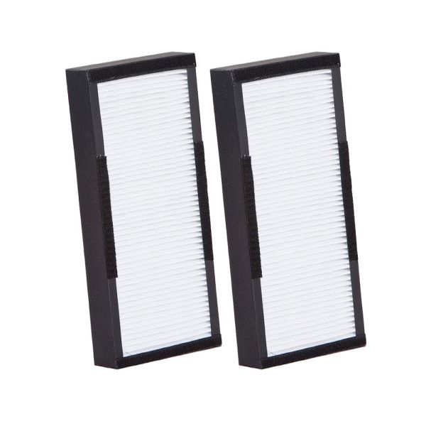 черный воздушный фильтр патрона HEPA чистый обшивает панелями стеклоткань плиссирует пакет