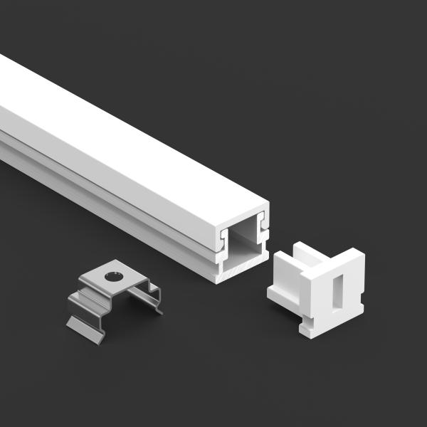6063 T5 Aluminum LED Strip Profile 1-3mm Thickness Anodized