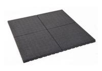 500X500X20mm Sports Floor Tiles Breathable Rubber Gym Mats Customized