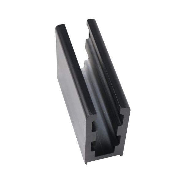 Tempered Glass U Channel for Glass Railing System Position Stair Railings / Handrails