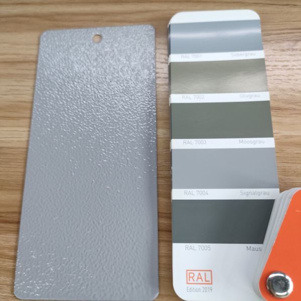 weather resistant RAL 7004 Grey Wrinkle Polyester powder coating paint for Electrical cabinet