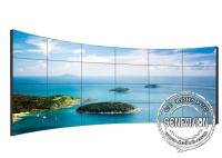 a polegada video 4*8 da parede 55 do Signage de 10W Digitas curvou o tela táctil ultra grande de Samsung IR