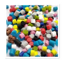 Material elastomérico TPR TPE de borracha termoplástica colorida SEBS/SBS Dureza personalizada 0 OO-95A