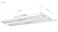 Greenhouse Hydroponic 4ft Samsung Lm301h LED Grow Light Bar 1040 Umol/S