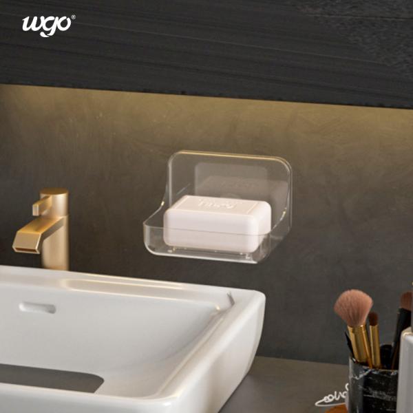 Wall Mounted 120mm Bathroom Soap Dish Holder Leachate Self Adhesive Soap Holder