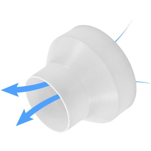 ABS Exhaust Ventilation Pipe Reducer 110 To 75 150 110 200 150