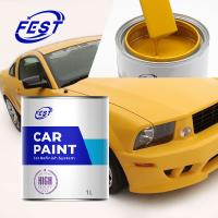 Pintura para automóviles 40-60um 2k Pintura amarilla de aerosoles para arañazos de automóviles