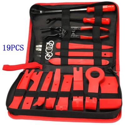 19PCS Trimming Removal Tool Bumper Fixing Clamp Set Fastener Removal Tool Removal Clamp Kit