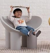 Elephant Leg Kids Chair – Size L (5-8 Years), 7 Colors, PE Big Kid Stool for Home & Sensory Rooms