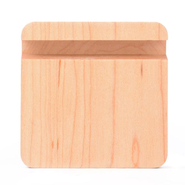 Mini Bamboo Wooden Power Bank , 120g 5200mAh Power Bank Charger