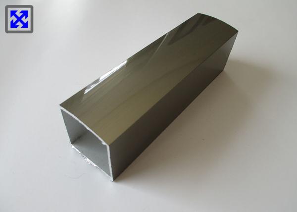 Dark Gold Aluminium Channel Profiles , Extruded Aluminum Profiles For Stair Railing