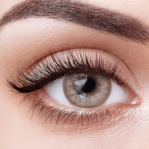 Natural Color Contact Lenses Gold Coffee / Grey / Brown / Pink For Fair Skin Color