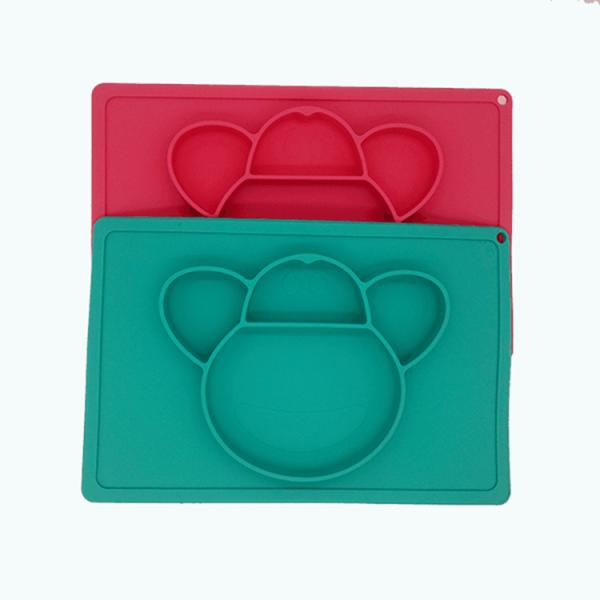 Children Silicone Placemat Baby Feeding Mat Plate Fancy Food Grade Baby Mat Baby Easy Feeding Tool