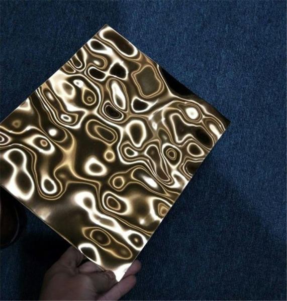 Sapphire Color Stainless Steel Sheet Laser Cut Mirror Finish Wall Cladding