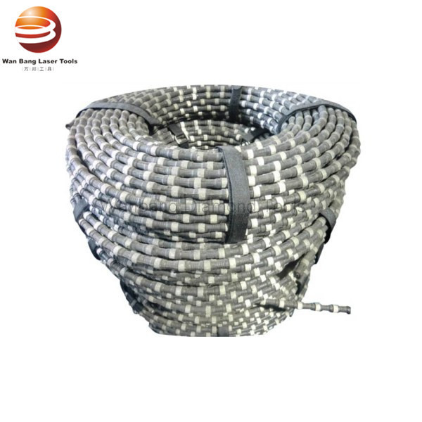 Прочный провод диаманта увидел веревочку 8.5mm 33Beads/M для конкретный пилить