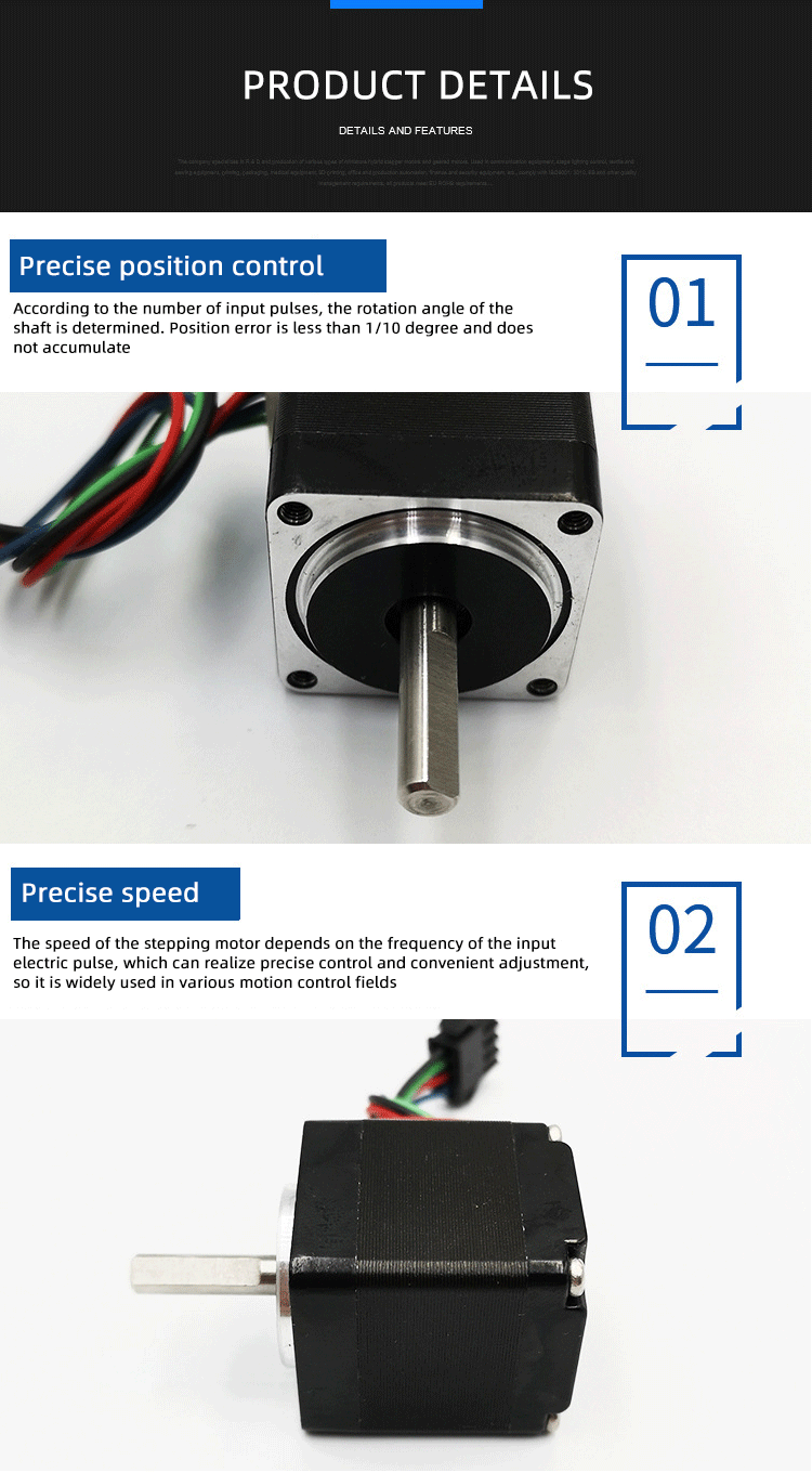 Faradyi Support Customization Nema 11 24V  28MM Mini Stepper Motor For Drawing Instrument