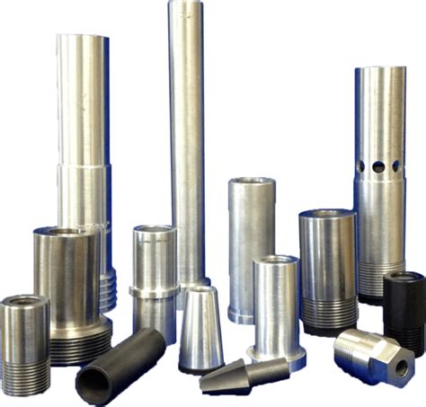 La chorreadora de arena de la boca de la ráfaga del carburo del boro de Venturi parte resistencia de la temperatura alta de la boca