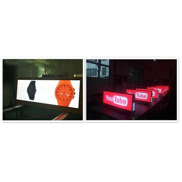 Pixel Pitch 5mm Taxi Top Digital Mobile LED Screen Advertising Waterproof High Brightness