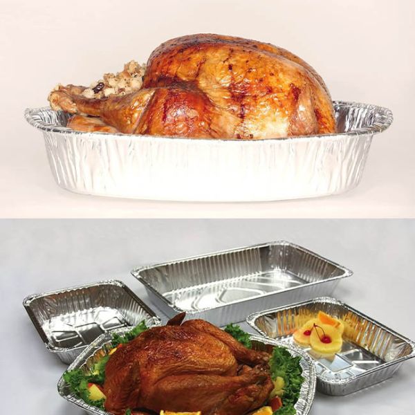 Большая короновая овальная печь из алюминиевой фольги для печи и приготовления пищи