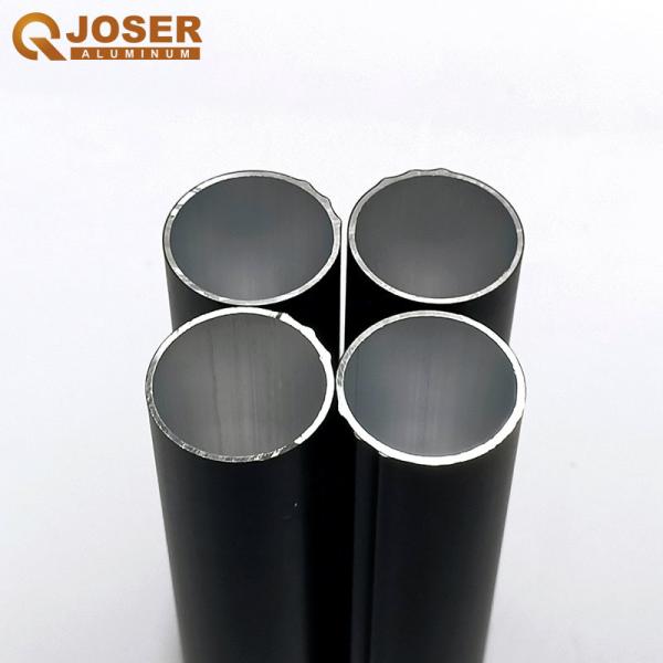 Round Shape Anodized Aluminium Roller Blinds Extrusion 43mm / 50mm / 55mm