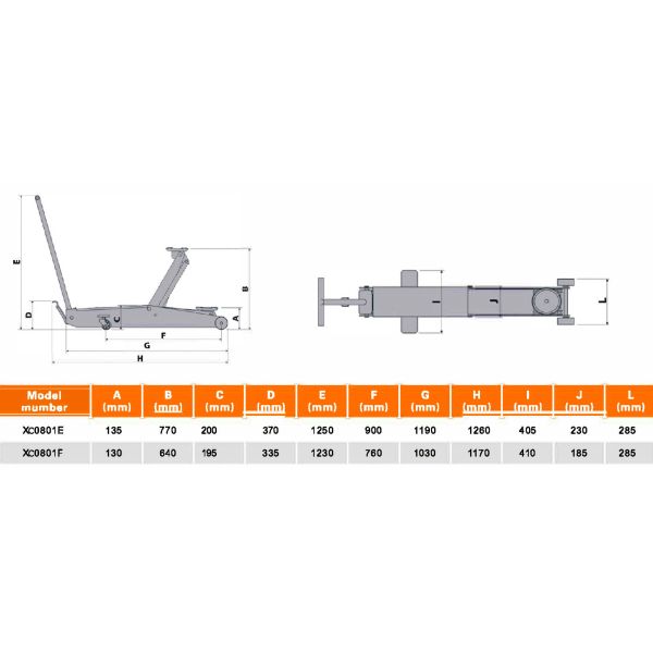 Garage Equipment Tools Top Sale Auto Repair Light Hydraulic Floor Jack 3 Ton