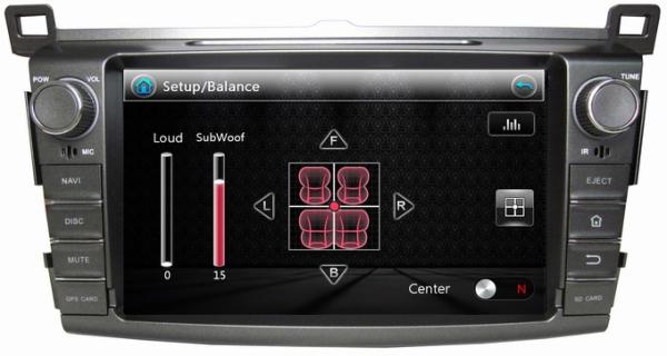 Ouchuangbo Wholesale Car GPS Sat Nav USB iPod DVD Audio Player Toyota RAV4 2013 OCB-8017A