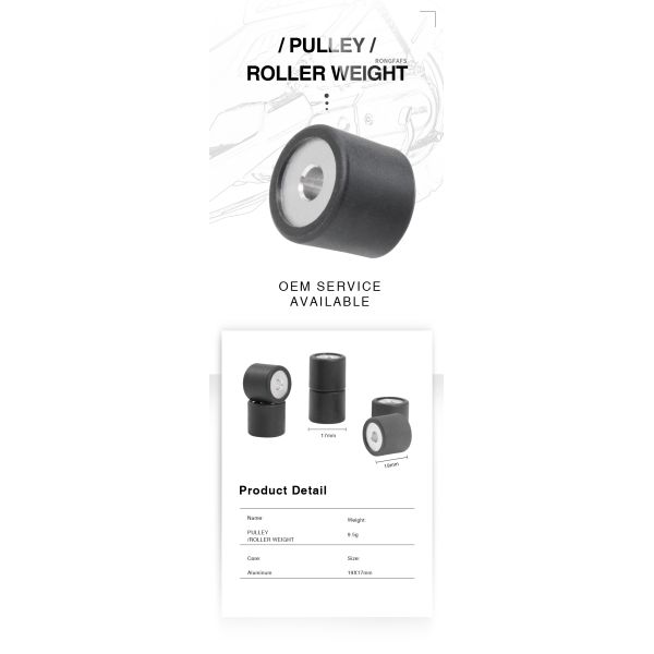 Anti-Rust Primer Scooter Drive Pulley 19X17 9.5g Motorcycle Roller Set for Aggios 125
