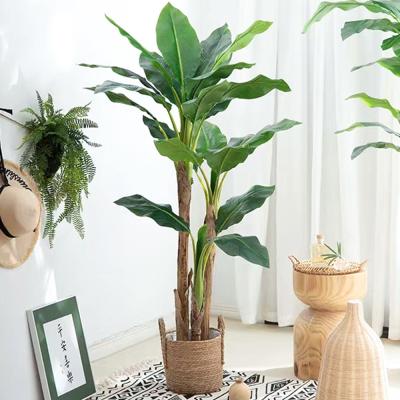 árvore de banana artificial de alta qualidade do toque real da fábrica de 1.6m para a venda quente