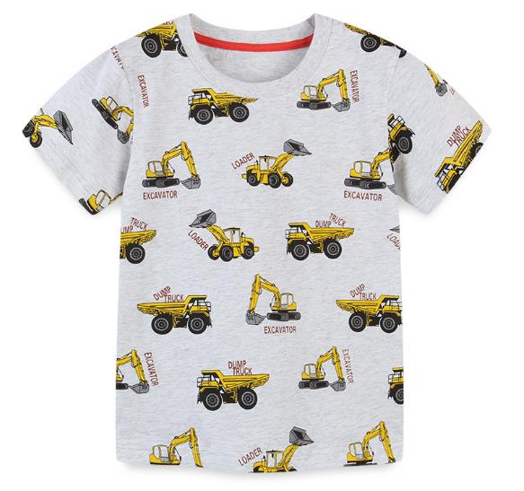 Футболка шеи круга лета рукава детей изготовителей одеяния OEM короткая с печатью