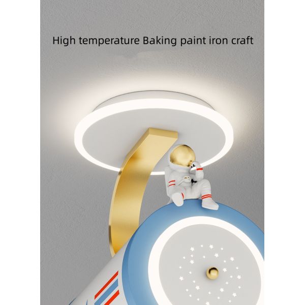Cartoon Plane Children'S Room Intelligent Ceiling Light Full Spectrum LED Eye Protection Bedroom Light