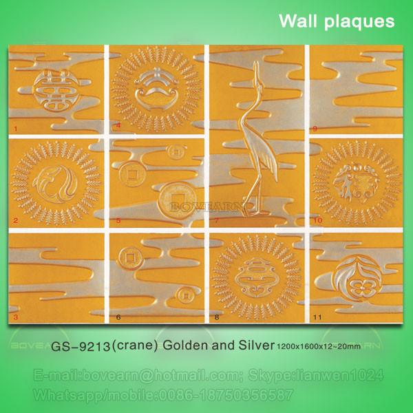 Antique PU wall plaques for home decoration