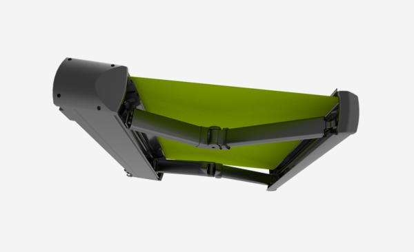 Garden Retractable Folding Arm Awning 2.5m Aluminum Outdoor Sun Shades UV Proof