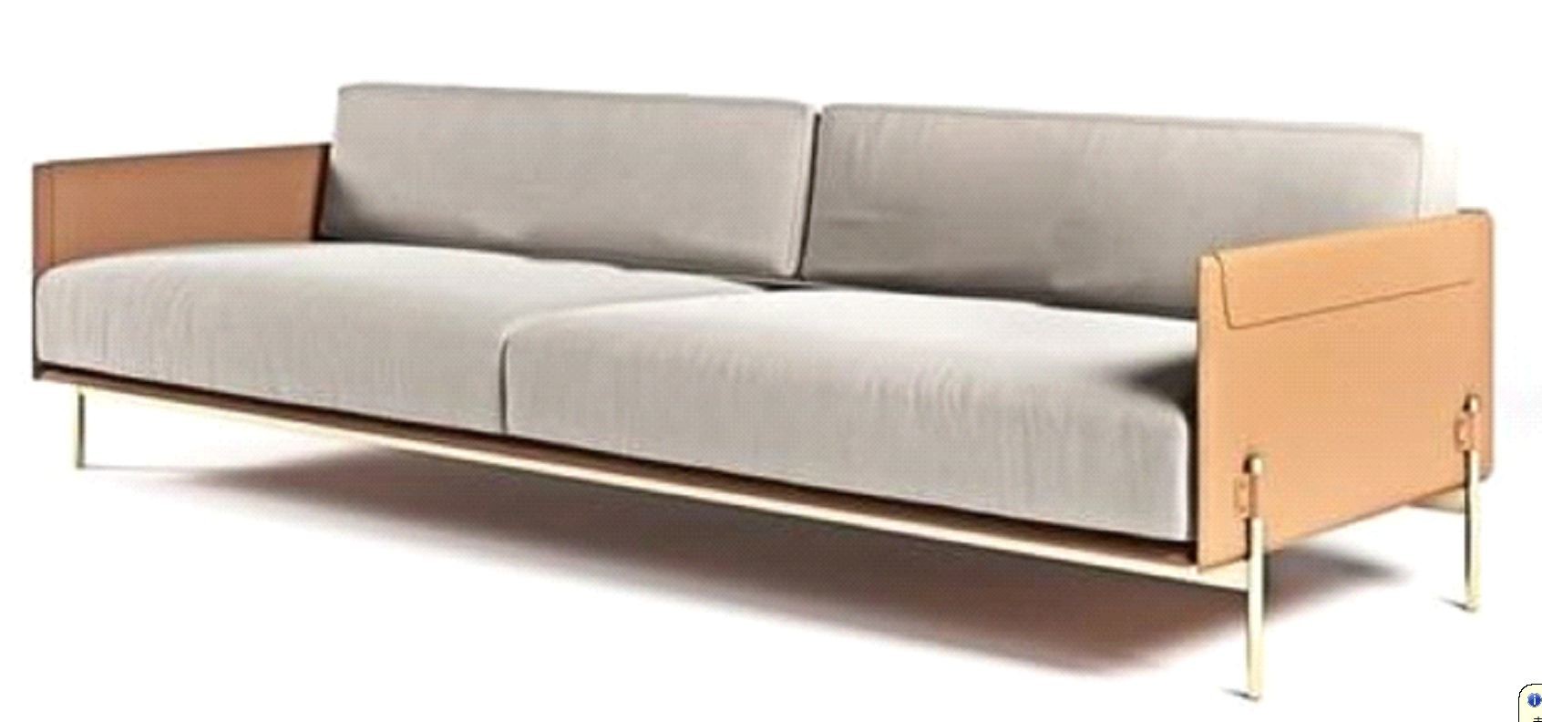 Софа 1800*900*790mm Settee водоустойчивой софы мебелей лобби гостиницы двойной современная