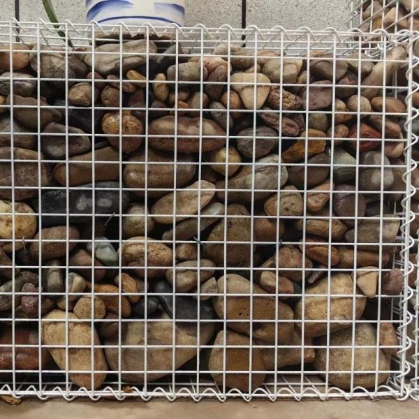 Square Hole Welded Mesh Gabion Basket for Hot Dip Galvanized DIY Stone Cage Wall