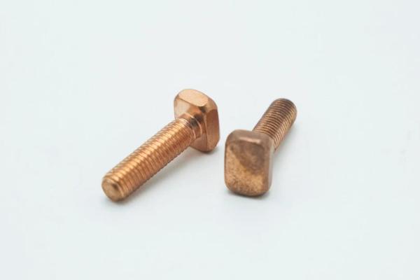 Square Head T Shaped Screw M8x30mm Steel C1022 Material 17.59g Weight