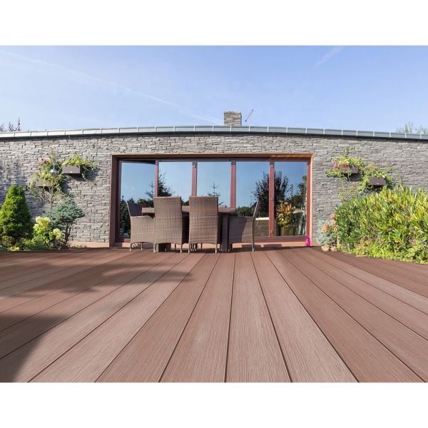 W25mm Wpc HDPE Waterproof marine Synthetic Teak Deck Water Resistant